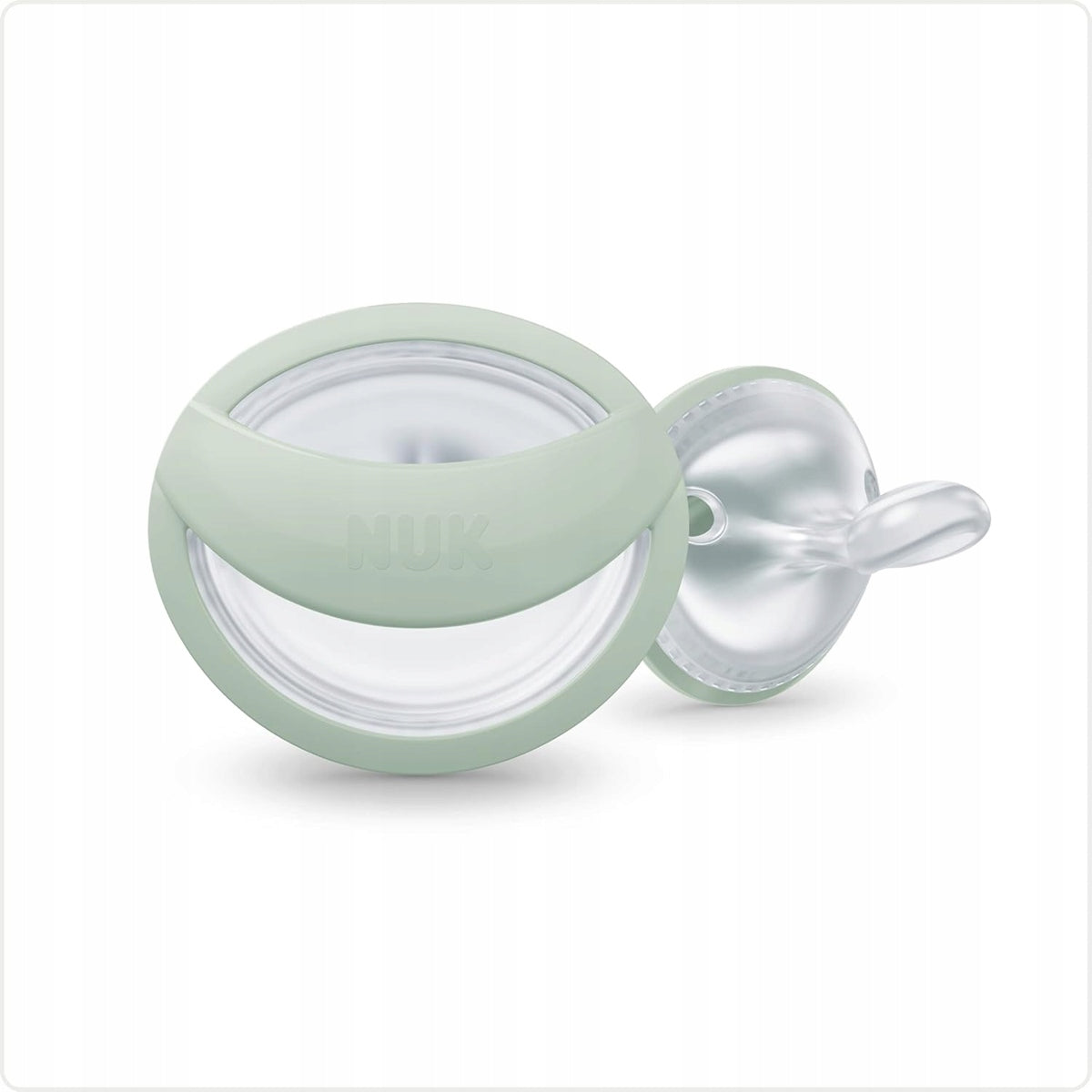 NUK MommyFeel soother x2, storage box