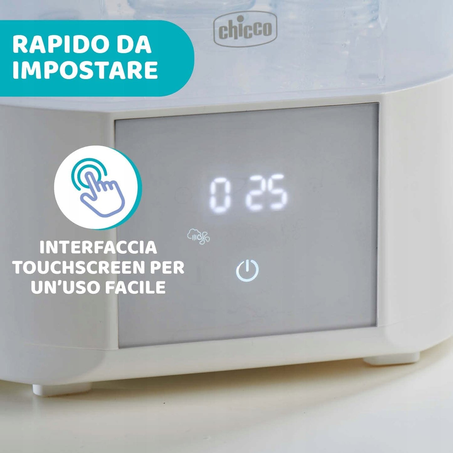 CHICCO sterylizator parowy z suszarką All in One