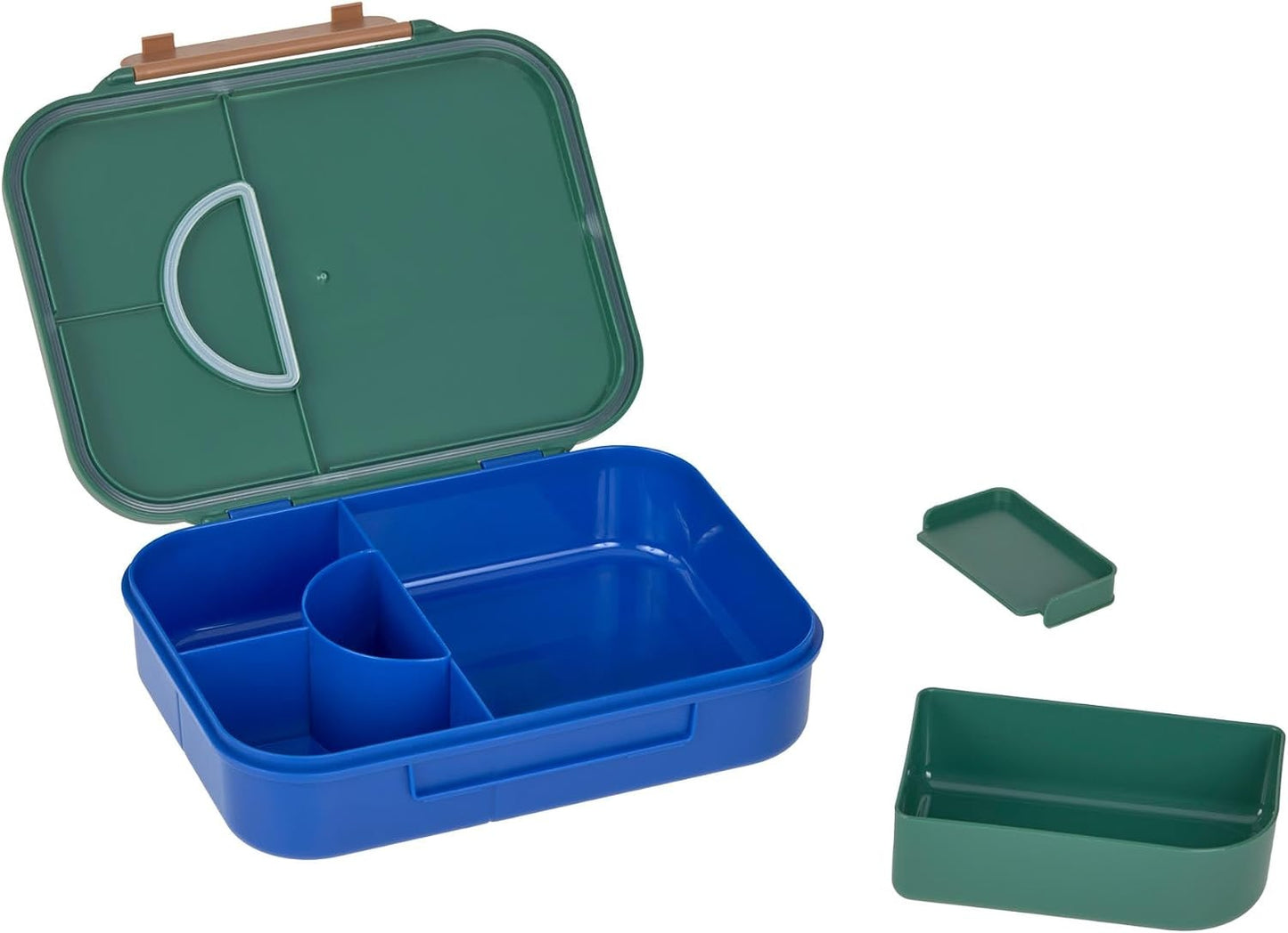 LÄSSIG Bento śniadaniówka z przegrodami 17 × 21 cm Tęcza