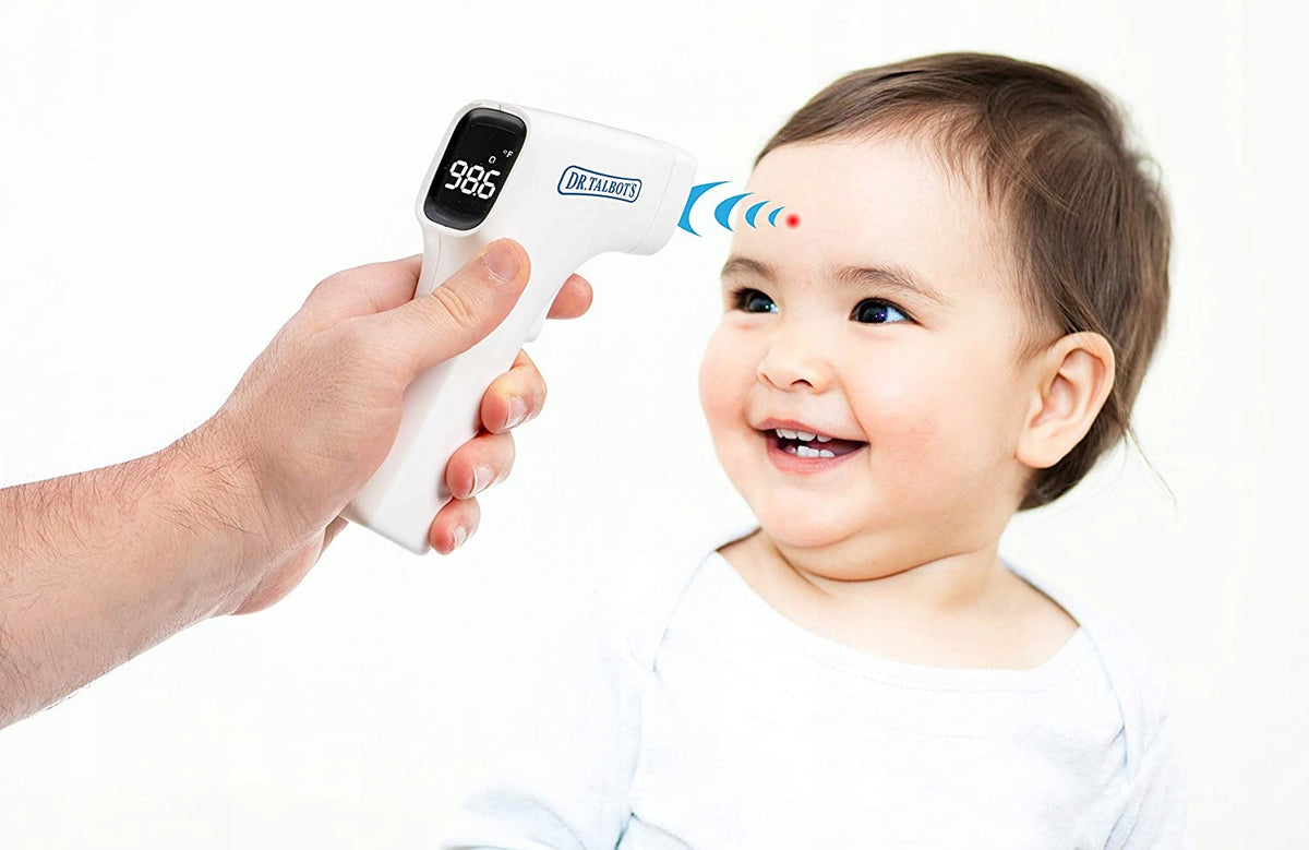 DR.TALBOT'S érintésmentes hőmérő LCD/LED kijelzővel