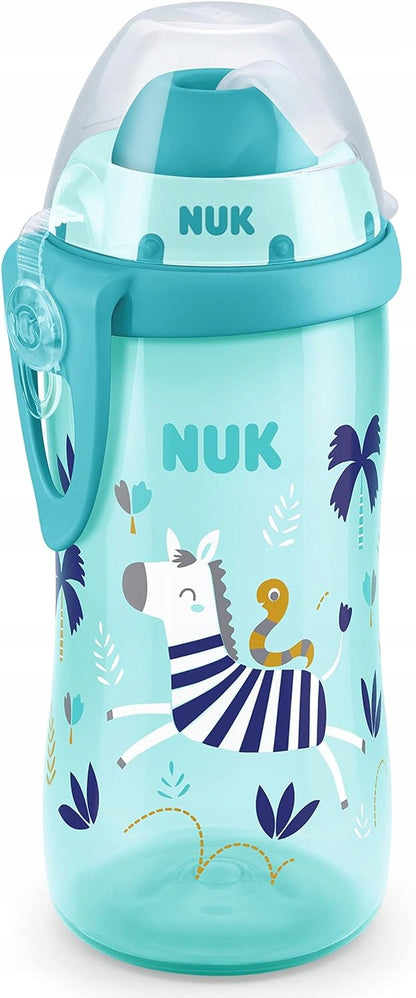 NUK Flexi Cup Trinkhalmbecher 300 ml Chamäleon-Effekt