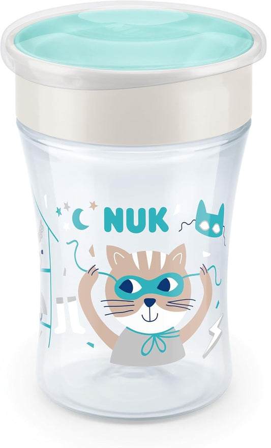 NUK Magic Cup cană anti-vărsare cu muștiuc 360° 230 ml 8 m+
