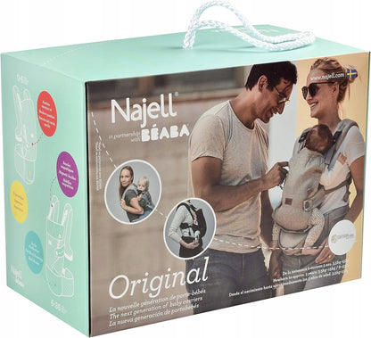 BEABA NAJELL Active Mesh marsupio ergonomico con cintura ventrale