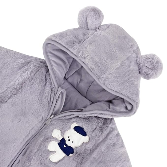 JIAMY tuta invernale con cappuccio 12-18 mesi 85cm
