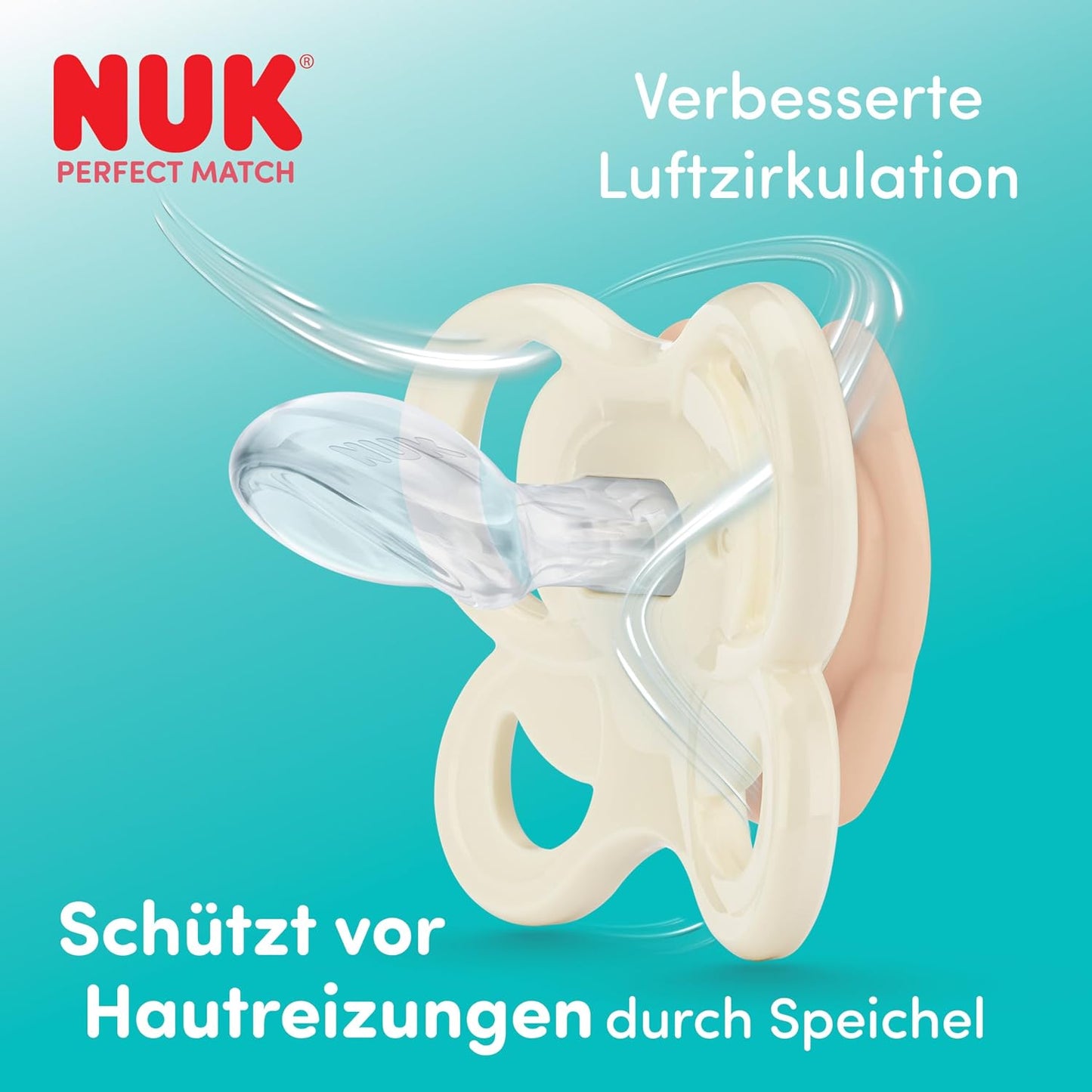 NUK Kubuś Puchatek Air smoczek uspokajający silikonowy 0-6m x2