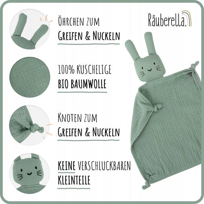 NUDU BABY muszlin ComfortER rágóka szett