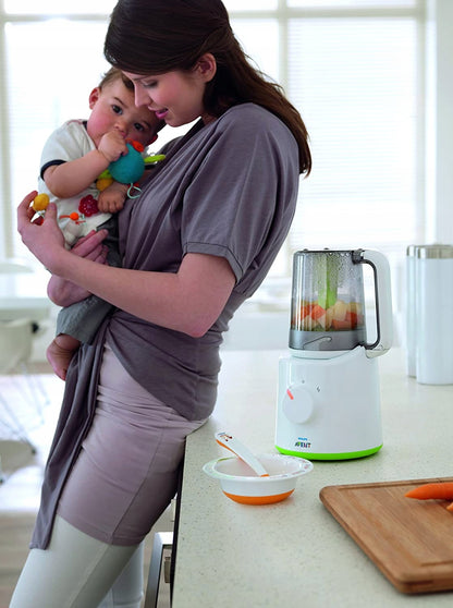 PHILIPS AVENT SCF870/20 2-in-1 stoomkoker en blender 800 ml