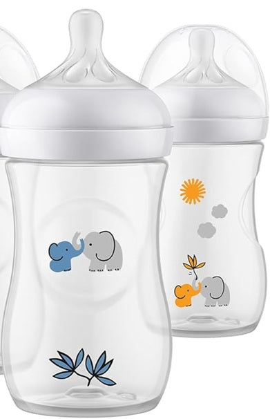 PHILIPS AVENT Natural RESPONSE Bottiglia 260 ml 1 Mese+ x3 DECOR
