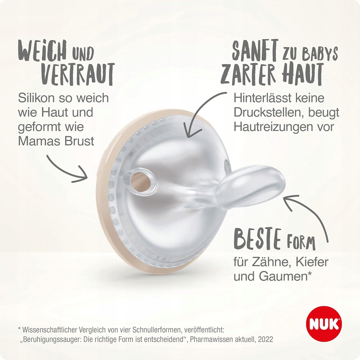 NUK MommyFeel πιπίλα x2 0-9 μηνών