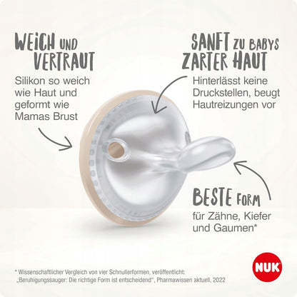 NUK MommyFeel πιπίλα x2 0-9 μηνών