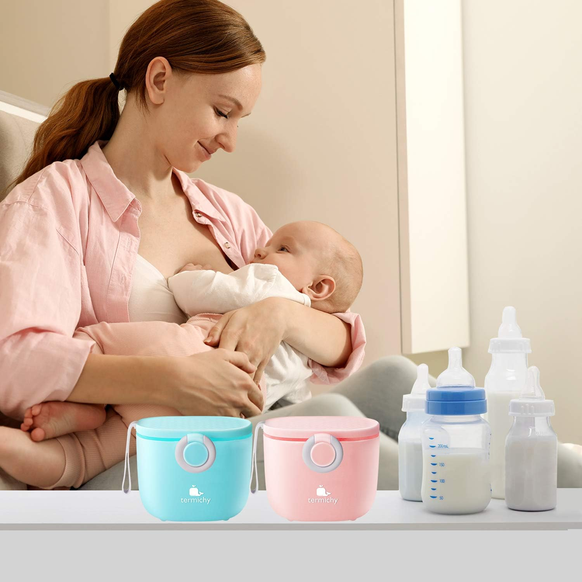 TERMICHY dispenser for infant formula + measuring spoon