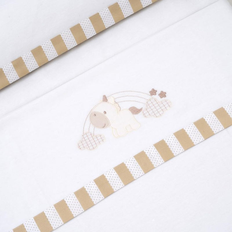 INTERBABY 3 részes ágynemű szett 60 x 120 / 40 x 60 / 110 x 155