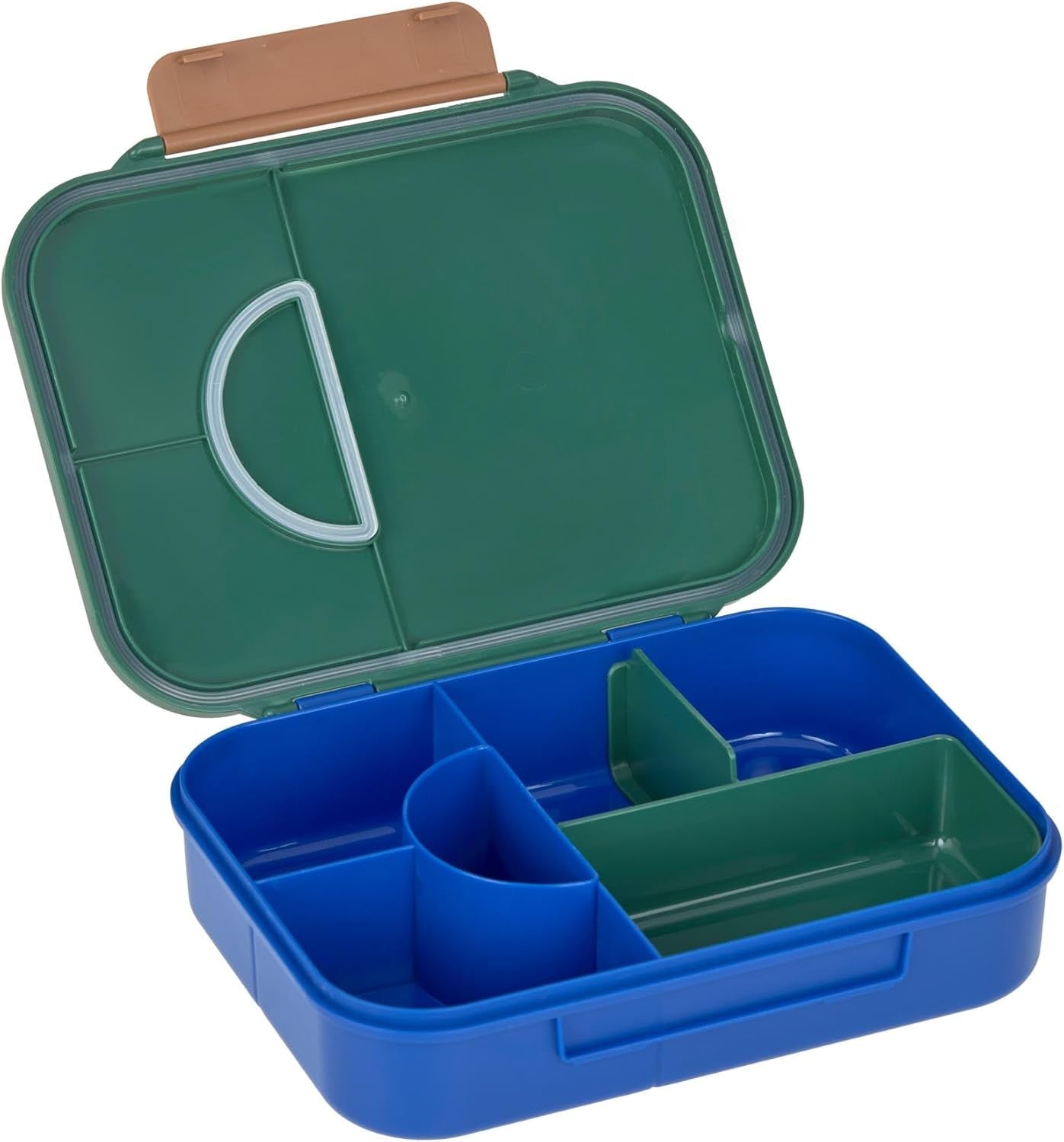 LÄSSIG Bento śniadaniówka z przegrodami 17 × 21 cm Tęcza