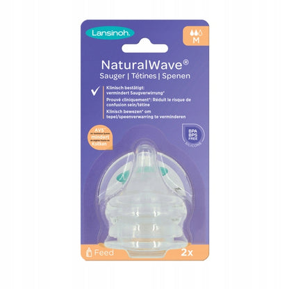 LANSINOH NaturalWave Flaschensauger 3m+
