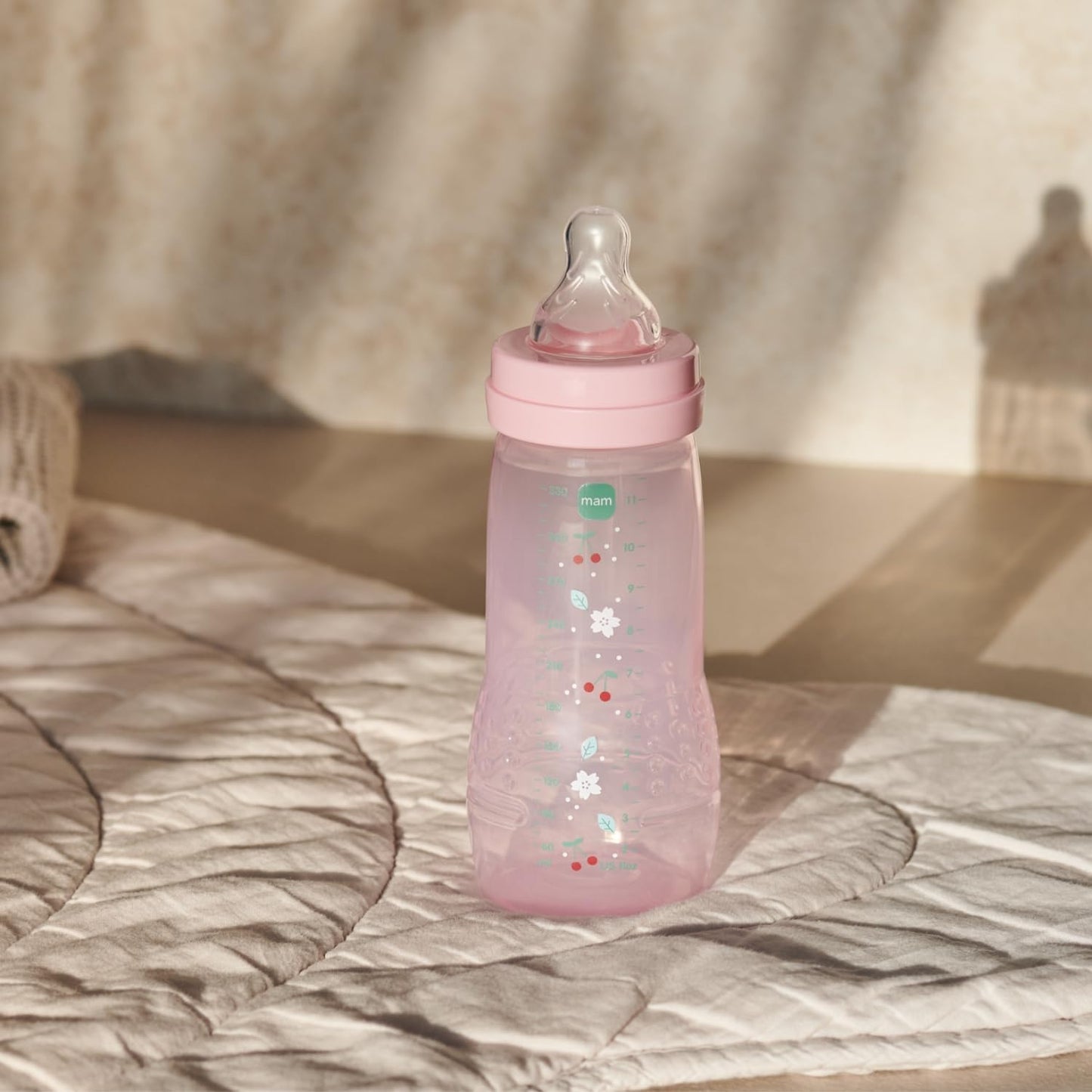 MAM Easy Active cumisüvegkészlet 2x 330 ml 6hó+ 4-es, nagyon gyors folyású cumifejjel