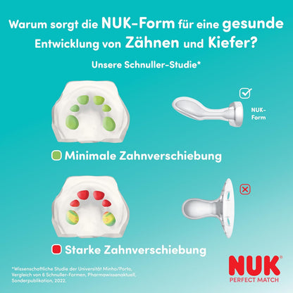 NUK Peter Plys Air beroligende sut i silikone 0-6m x2