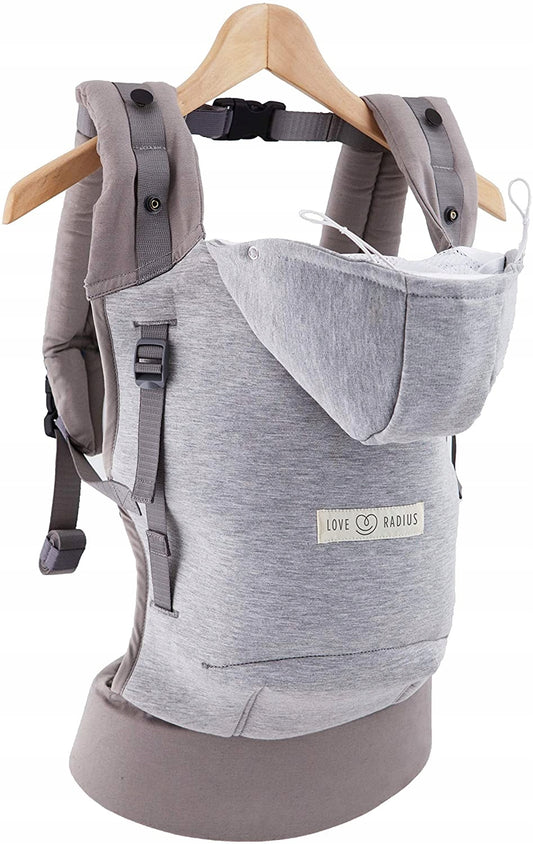 LOVE RADIUS ergonomikus babahordozó kapucnival HOODIE CARRIER