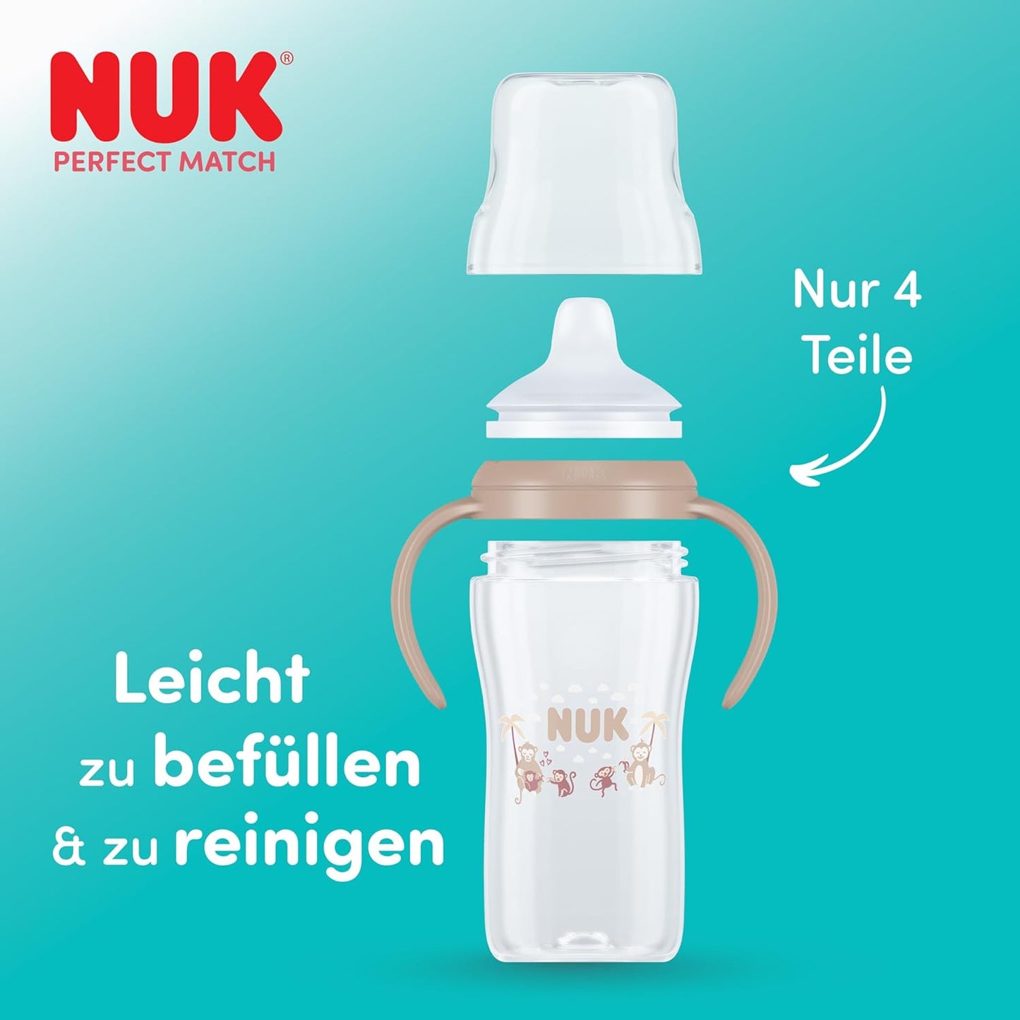 NUK Perfect Match Learner tanulópohár 150 ml 6 hó+