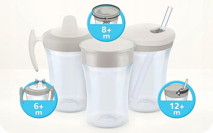 NUK Trainer Cup Auslaufsicherer Trinklernbecher Schildkröten 6 m+ 230 ml
