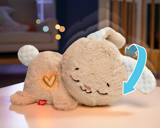 FISHER-PRICE alvó NYUSZI mozgó fejjel, hangokkal és fénnyel