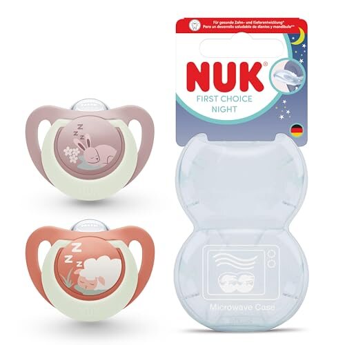 NUK First Choice Night nyugtató cumik 6-18 hónapos korig
