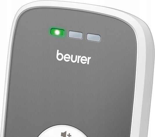 BEURER BY33 cyfrowa niania elektroniczna tryb ECO+ z białoszarym nadajnikiem