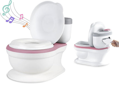 SUPERBE BEBE Töpfchen mit Toilettenpapierhalter + SOUND