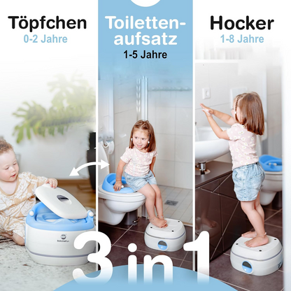 BABYBEFUN 3 az 1-ben bili, WC-szűkítő és fellépő