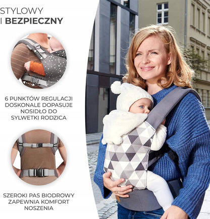 KINDERKRAFT NINO CONFETTI ergonomikus babahordozó