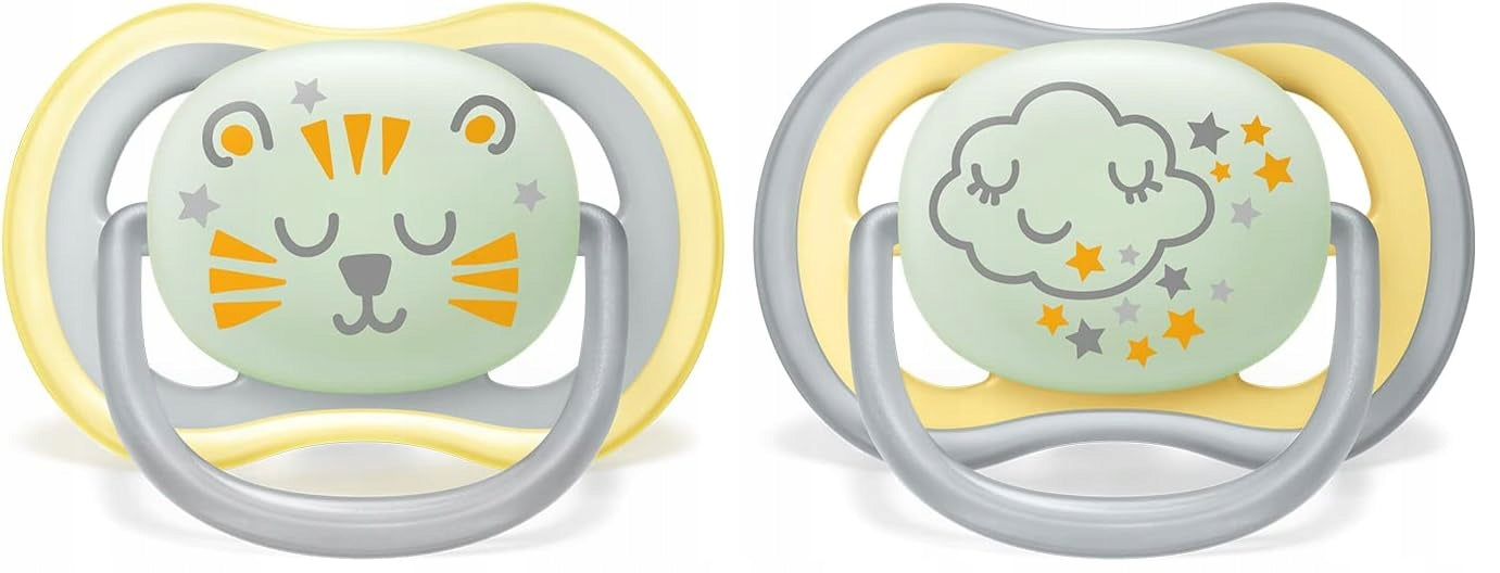 PHILIPS AVENT Ultra Air Night smoczki x 2 18ms+c świecą