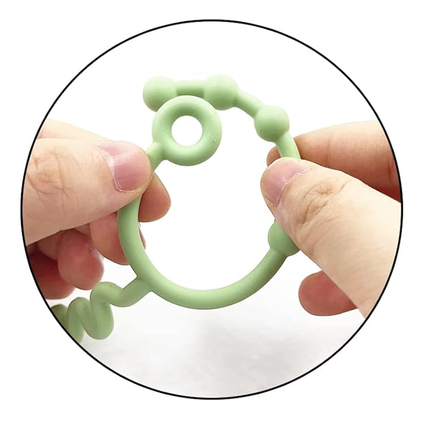 STRAPS FOR BABY catenella in silicone per biberon e giocattoli 30 cm