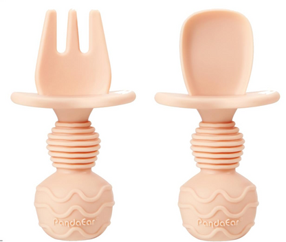 PandaEar set of 2 plates, 2 spoons, 2 forks