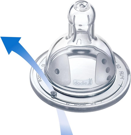 DODIE Flasche 330 ml, Sauger 3, schneller Durchfluss, ab 6 Monaten – Produktfoto 2