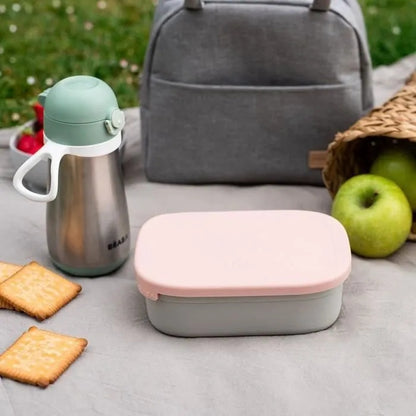 BEABA stainless steel lunchbox 760 ml with compartments