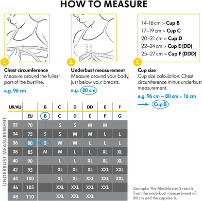 Medela Keep Cool varrás nélküli szoptatós melltartó S