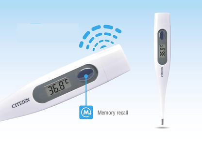 CITIZEN CTA303 digital thermometer + case