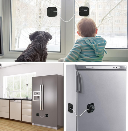 CHILD SAFETY LOCK verrou de sécurité à code pour armoires et tiroirs 2 pièces