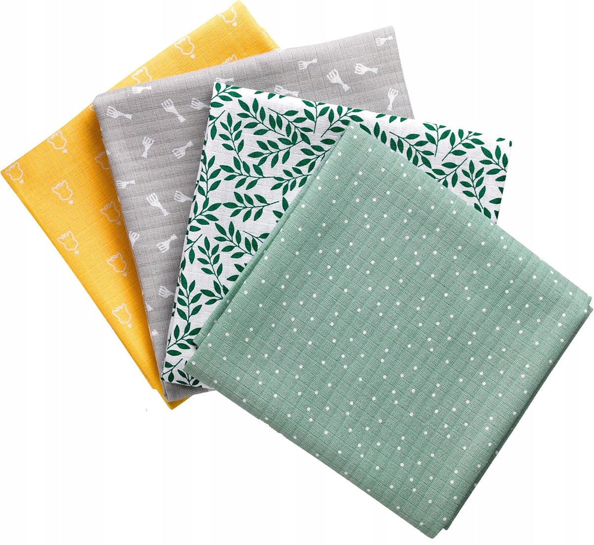 ŽYRAFA SOPHIE pañales de algodón 70 cm x 70 cm, pack de 4 unidades