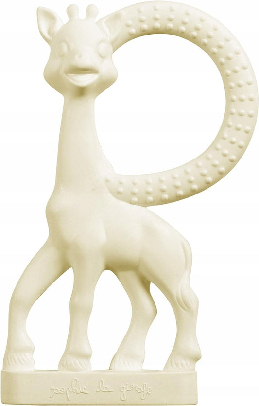 SOPHIE LA GIRAFE set de dentition naturel SO PURE 18CM + plus petit