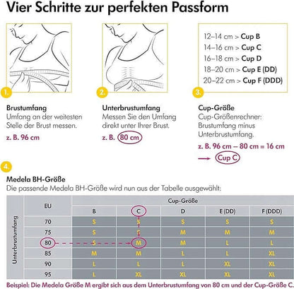 MEDELA biustonosz do karmienia i odciągania pokarmu 3w1 L – zdjęcie 6