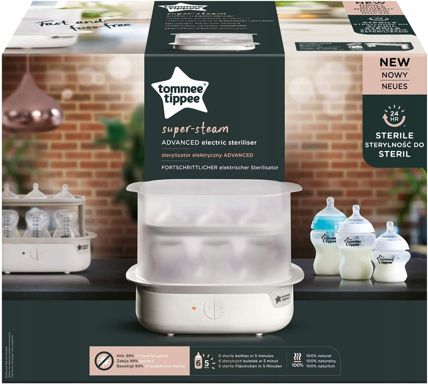TOMMEE TIPPEE elektryczny sterylizator parowy