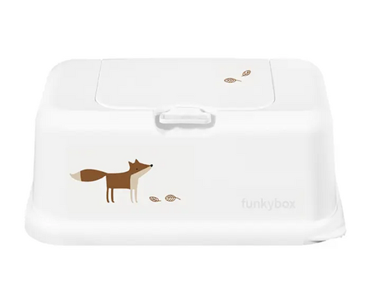 FUNKYBOX zásobník na vlhčené ubrousky s otevíracím víkem 12,5 x 22 x 8,5 cm