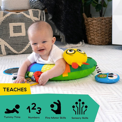 Μαξιλάρι παιχνιδιού BABY EINSTEIN για την κοιλιά, κάμπια 0+