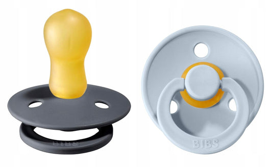 BIBS COLOUR nyugtató cumik 2db-os csomag, kaucsuk, 18–36 hónap