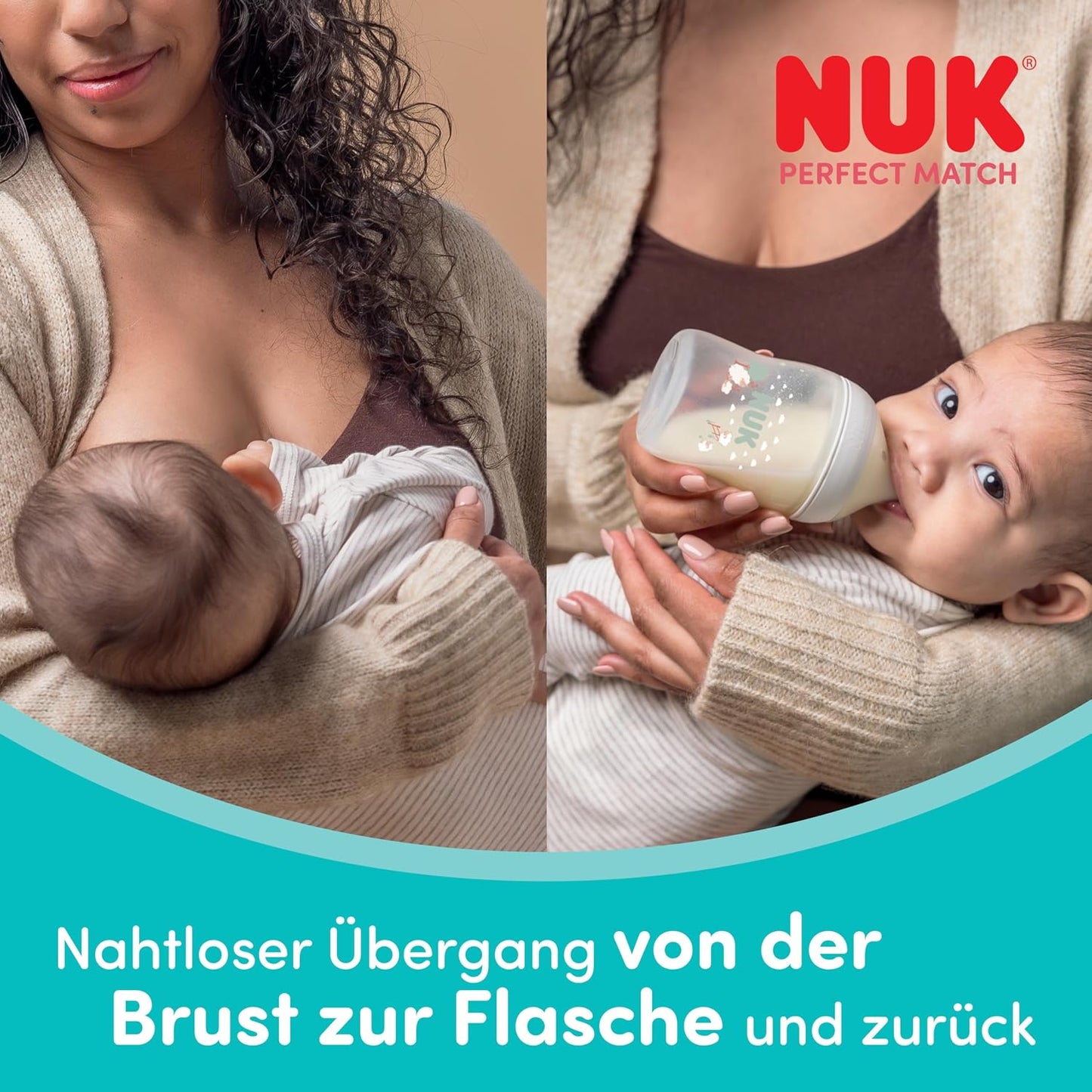 NUK Perfect Match butelka antykolkowa 150 ml 0+
