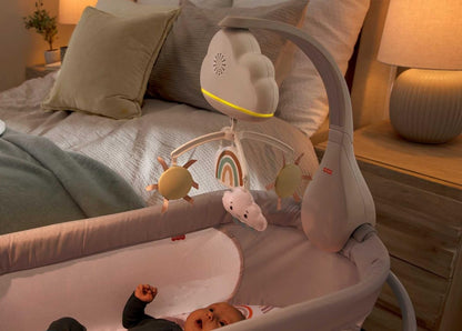 FISHER PRICE 2en1 mobile avec capteur de bruit, veilleuse de table