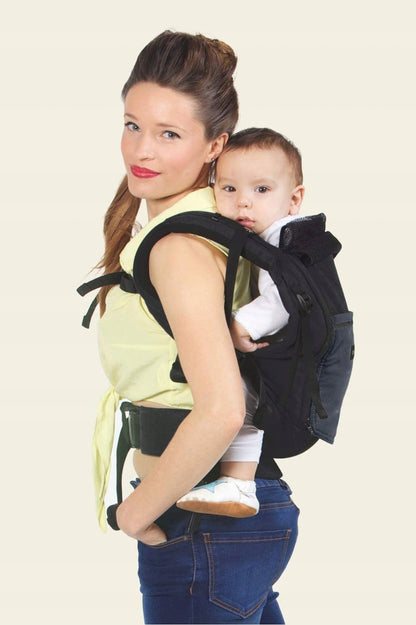 ergonomic carrierChild weight min. 3.5 kg, max. 20 kgcolour anthraciteNew condition, packaging may show