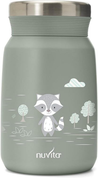 NUVITA 4472lunch thermoscolour green/silvercapacity 500 mlmaterials stainless steel, polypropylene