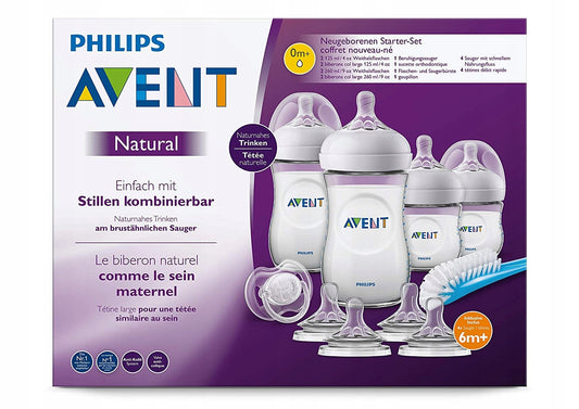 PHILIPS AVENT sada fliaš, 8 cumlíkov, 1 kefka