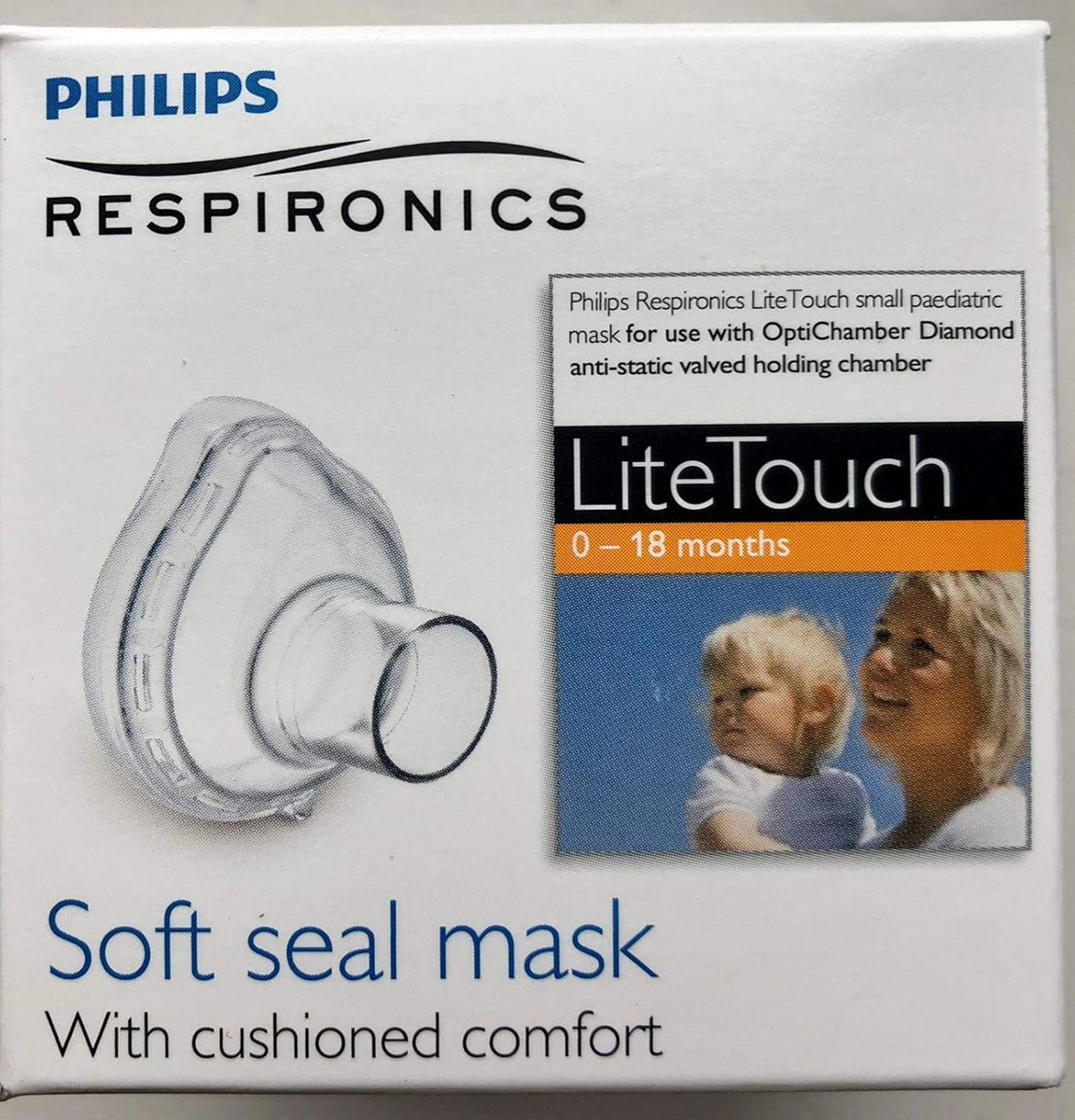PHILIPS Respironics maska na inhalátor OPTICHAMBER DIAMOND veľkosť S